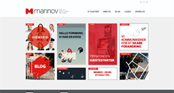 Desktop Screenshot of mannov.dk