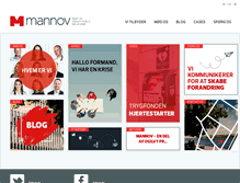 Tablet Screenshot of mannov.dk